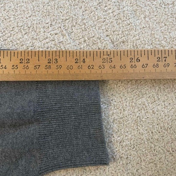 Polo Ralph Lauren Mens Pima Cotton Cardigan Sweater Grey Large V-Neck Button Up - Picture 8 of 8